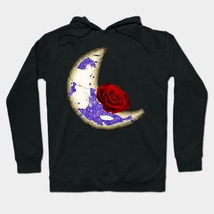 The moon and the rose Hoodie